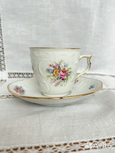 Винтажная кофейная пара. Розенталь