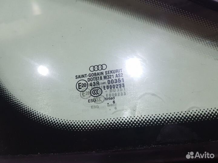 Стекло кузовное глухое левое ауди а8 audi s8
