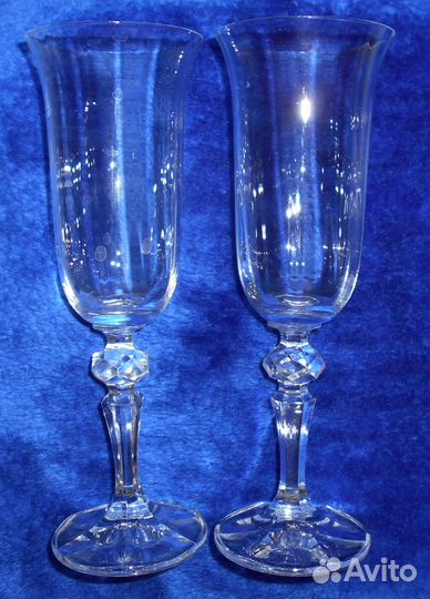 Бокалы для шампанского (набор свадебный 2 шт.)