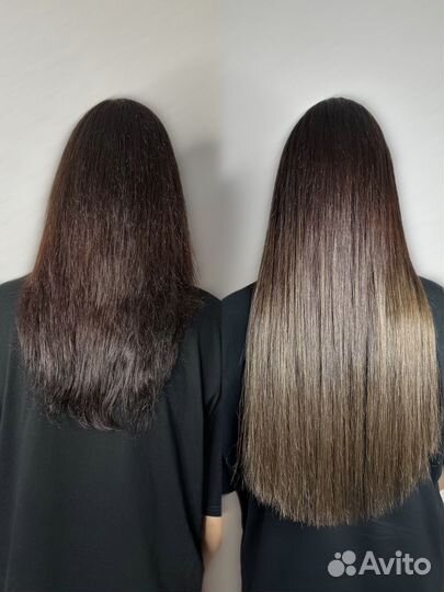 Наращивание волос,коррекция,капсуляция,снятие