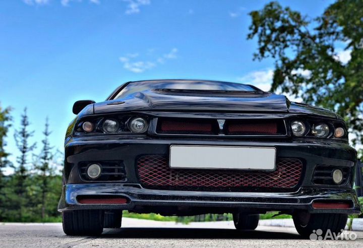 Накладка на передний бампер Dolphin Galant 8