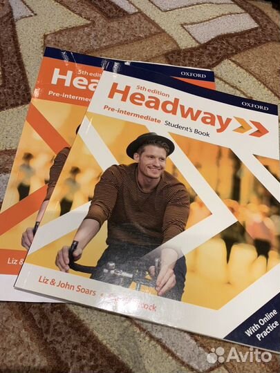 Учебник и тетрадь по английскому Headway 5 ed