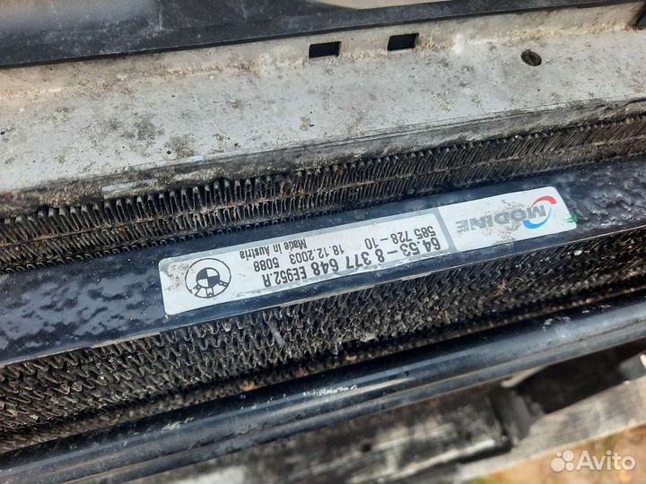 Касета радиаторов с бмв е46 330d m57tu