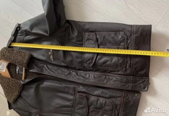 Кожаная куртка пилот бомбер-сша ввс RAF