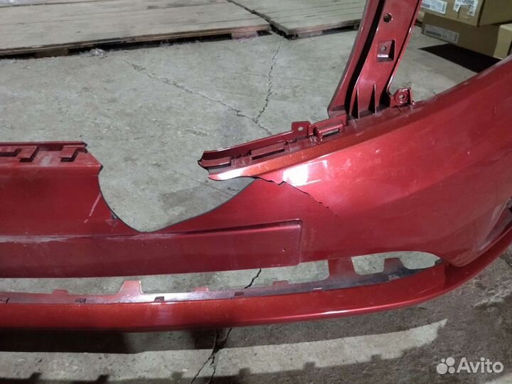 Передний бампер kia rio 3