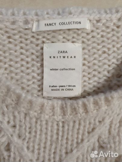 Свитер zara для девочки