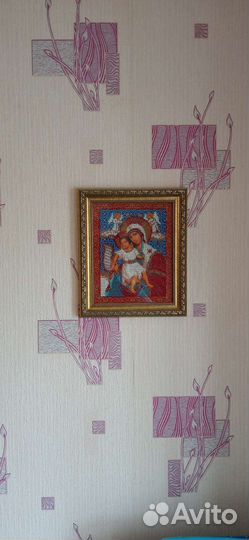 Икона вышитая бисером