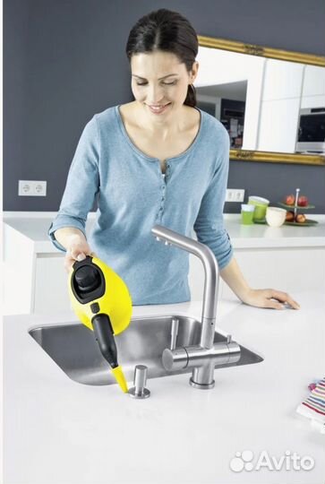 Пароочиститель karcher SC 1 EasyFix, желтый/черный