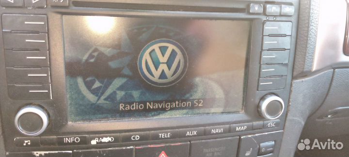 Штатная магнитола на volkswagen touareg