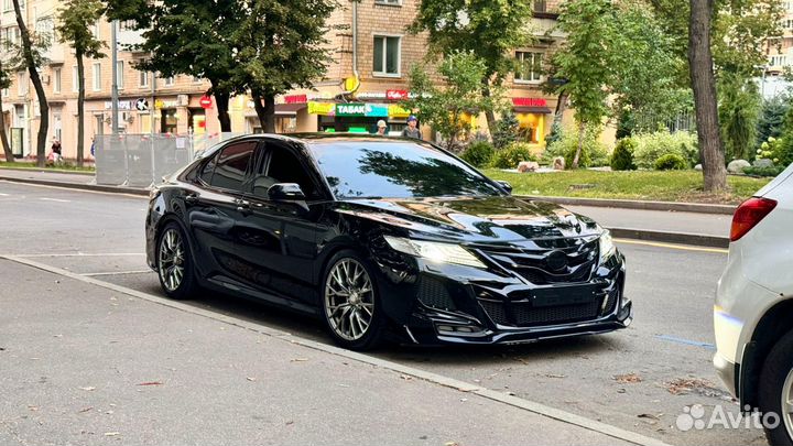 Задние пружины с занижением на Toyota Camry 70 75