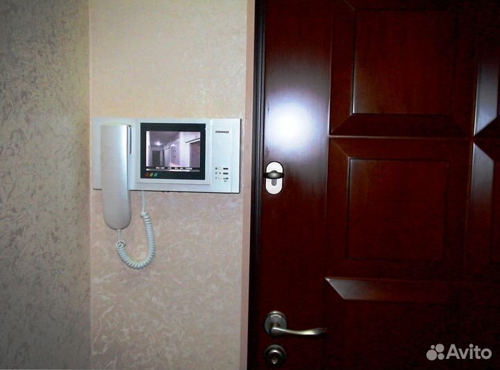 Установка видео домофона скуд