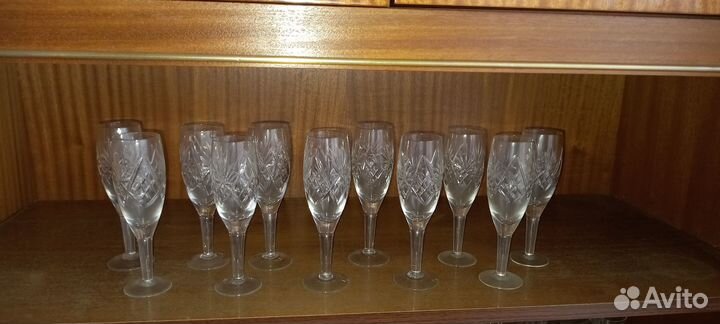 Хрусталь Стаканы Рюмки Фужеры Ваза