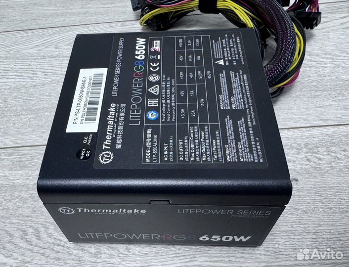 Блок питания Thermaltake LitePower RGB 650W