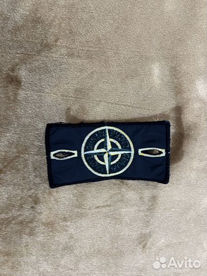 Stone island патч черный оригинал
