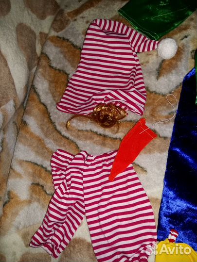 Костюм гномика и буратино на 4-6 лет