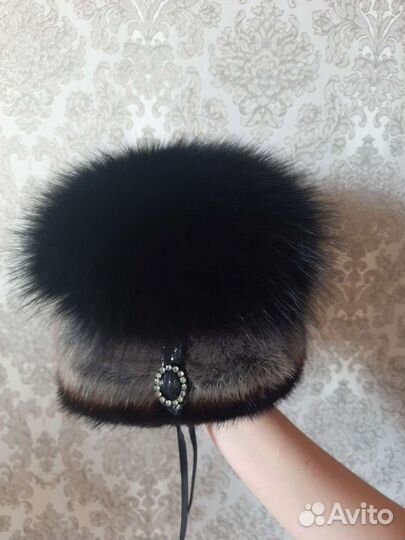 Шапка норковая женская