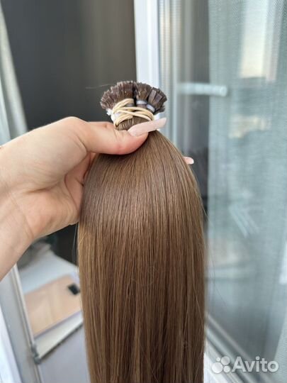 Волосы для наращивания 200 капсул 85 см