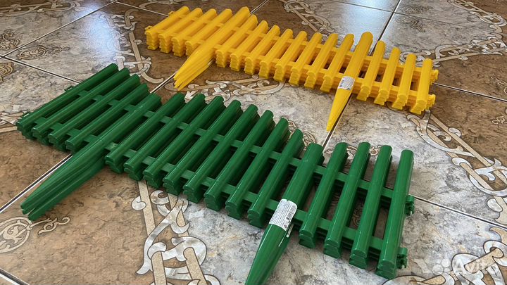 Декоративный забор. Новый. 9 шт