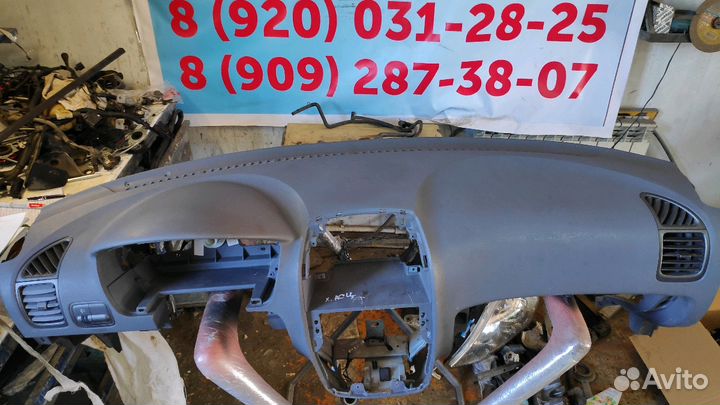 Торпедо панель передняя hyundai accent