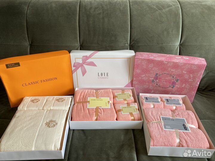 Набор полотенец банных