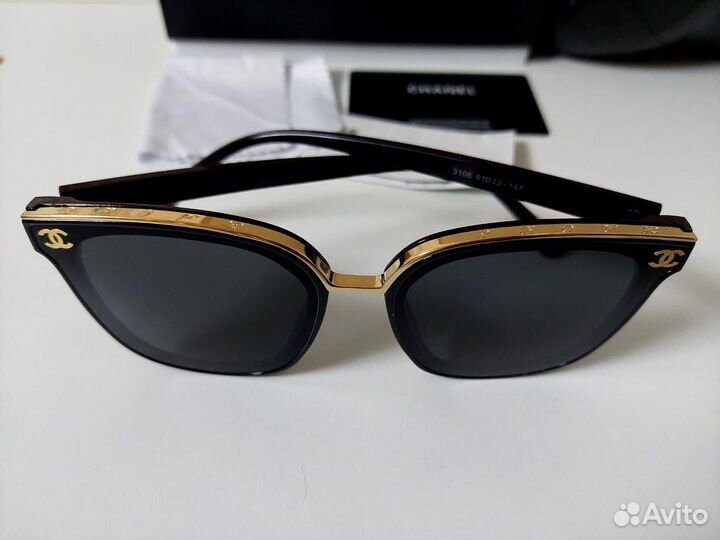 Очки в стиле chanel