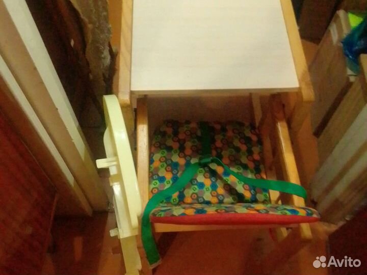 Трансформер столик(дерево),б/у