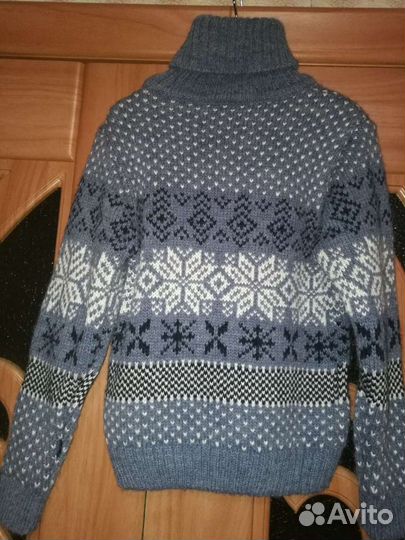Кофта вязаная на мальчика на рост 116-122
