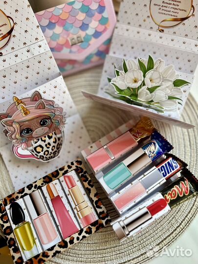 Cумка- шокобокс с конфетами на 8 марта