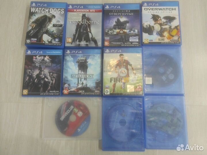Диски игры для ps4