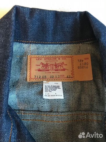 Джинсовая куртка levis 71205-0217 USA 42-44