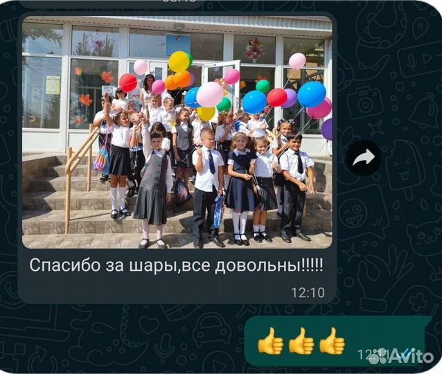 Воздушные шары на 1 сентября