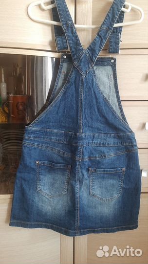 Джинсовый сарафан женский