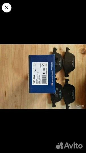 Передние тормозные колодки фф2-фф3 мазда вольво