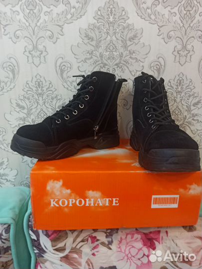 Ботинки женские демисезонные р 38