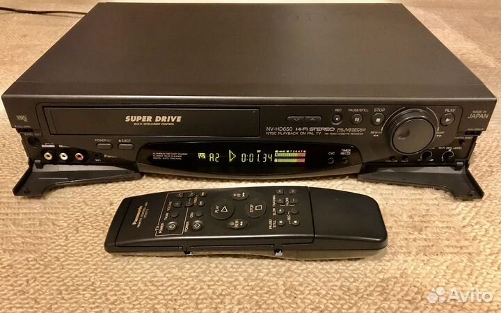 Видеомагнитофон.Panasonic 650EE.HI-FI.Stereo