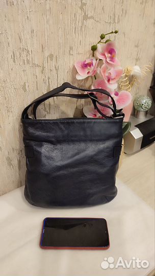 Сумка- кроссбоди кожа Италия
