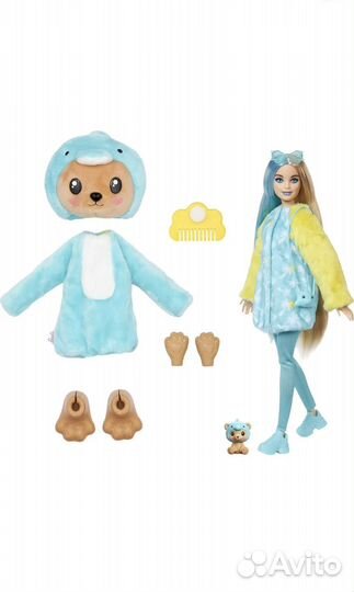 Кукла Barbie cutie reveal cuties Мишка