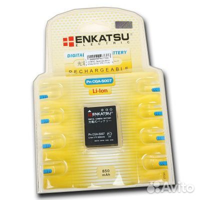 Аккумулятор Enkatsu PN CGA-S007 для Panasonic Lumi