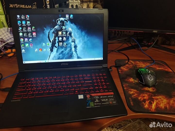 Игровой ноутбук MSI 1050ti