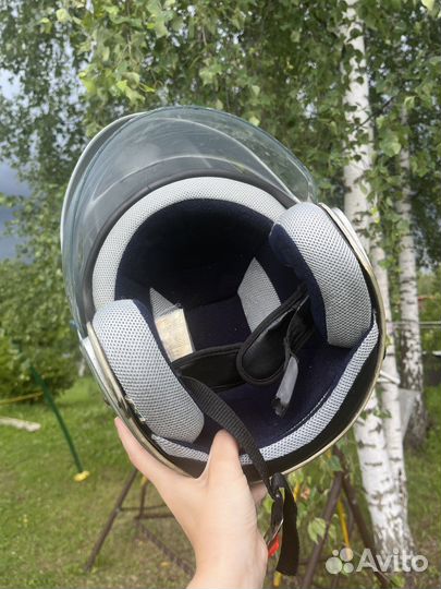 Шлем мотоциклетный мопед велосипед 53-54