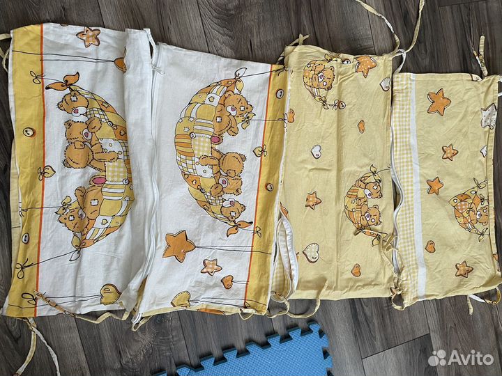 Защитный бортик для детской кровати