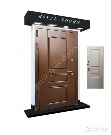 Входная металлическая дверь с терморазрывом