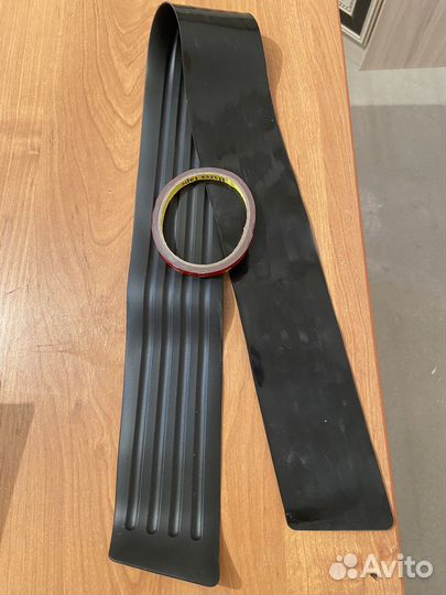 Накладка на задний бампер volkswagen polo