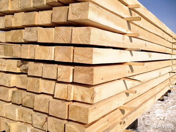 Брус обрезной 150х200 мм, сосна, ГОСТ