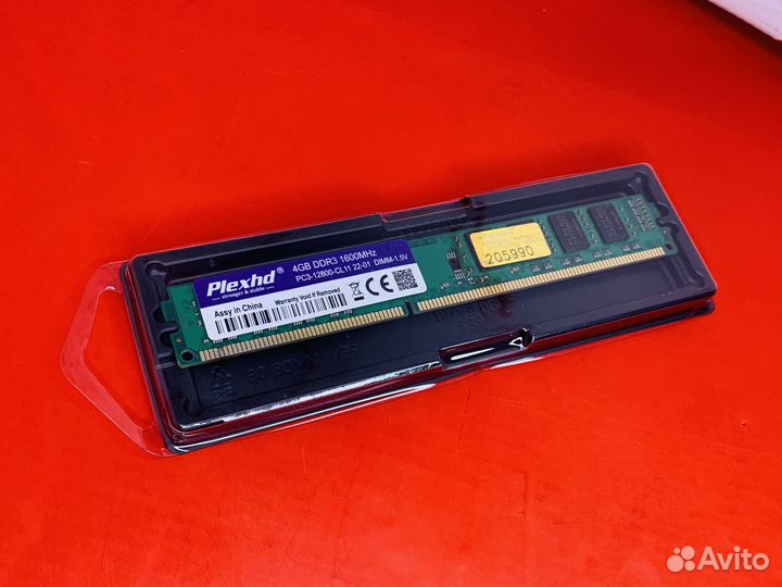 Озу DDR3 plexhd 4Gb 1600MHz (арт. 2)