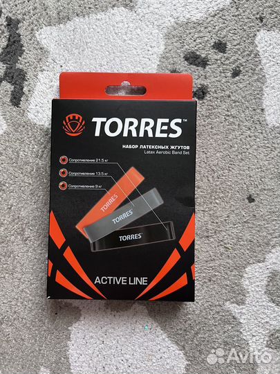 Torres набор эспандеров, набор резинок для фитнеса