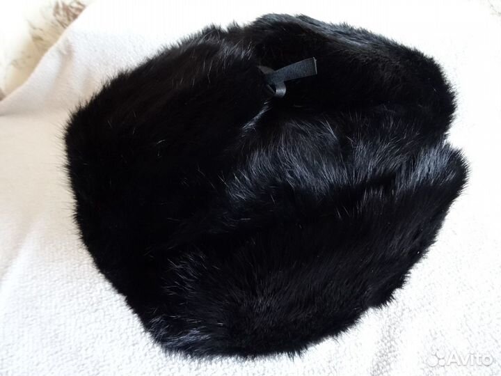 Шапка ушанка из кролика