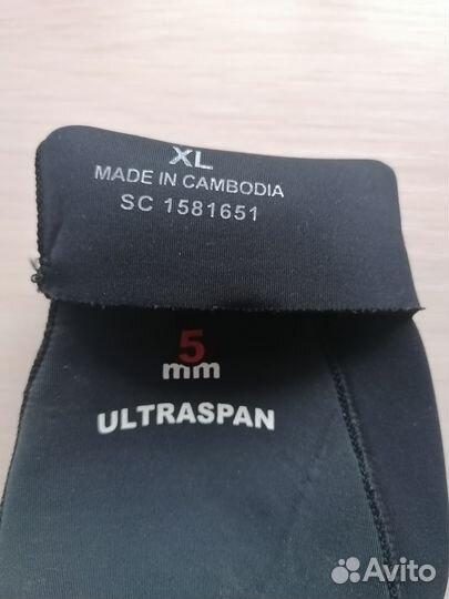 Неопреновые перчатки Cressi ultraspan 5mm