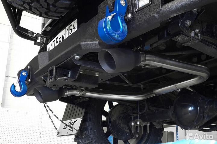 Выхлопная система кетбек УАЗ Патриот 2016+ BMS