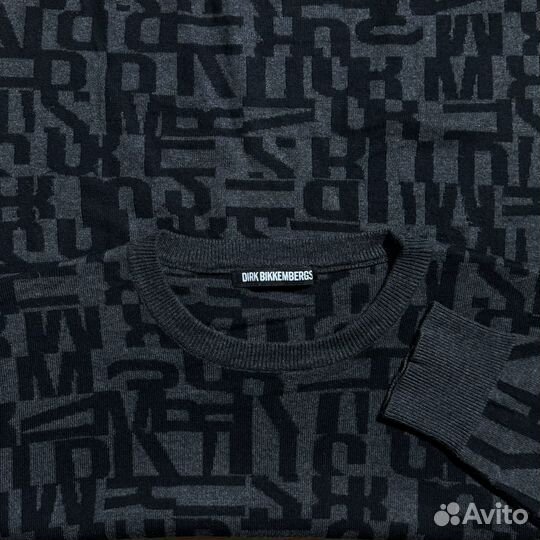 Dirk bikkembergs джемпер кашемир шелк шерсть ориг